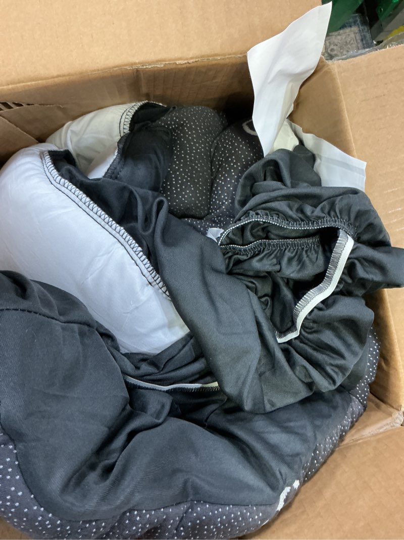 Condition photo showing As Is for BEDLORE King Mattress Topper Viscose Derived from Bamboo, Thick Pillow Top Mattress Pad with Stretchable Pockets for Mattress, Soft Breathable Mattress Topper for Back Pain Relief(Dark Gray) 2 Dark Gray UNKNOWN SIZE