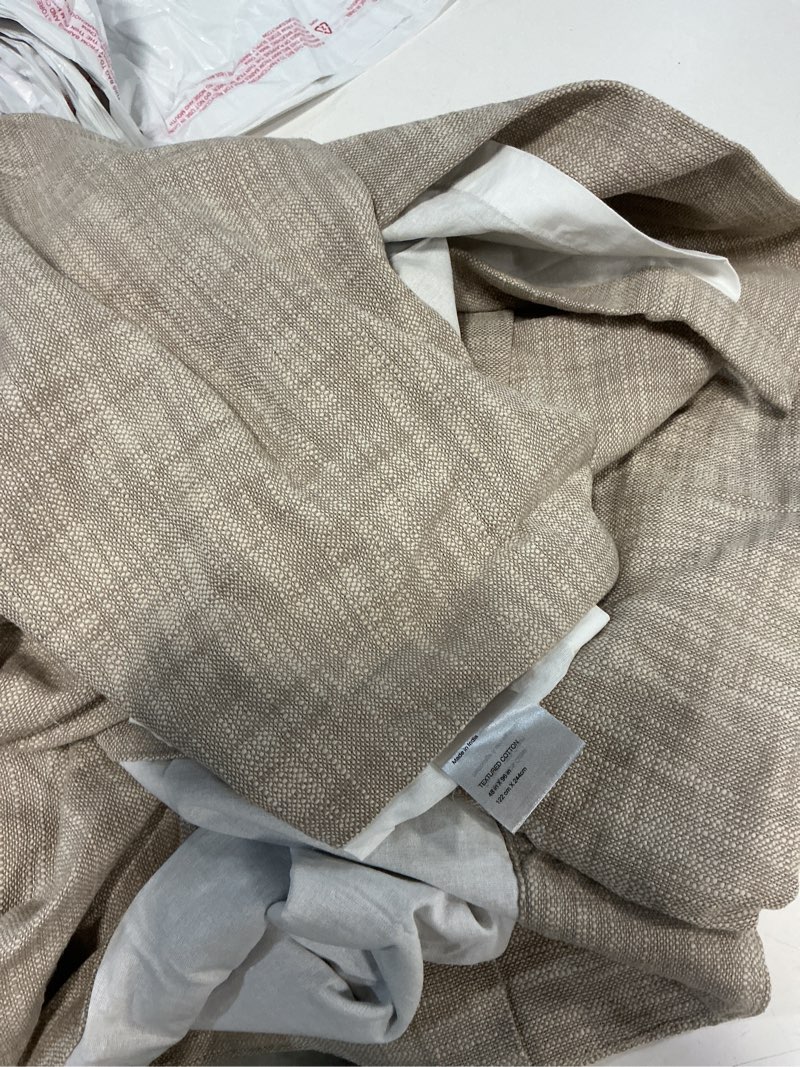 Condition photo showing Good Condition for textured cotton curtain flax 48x96