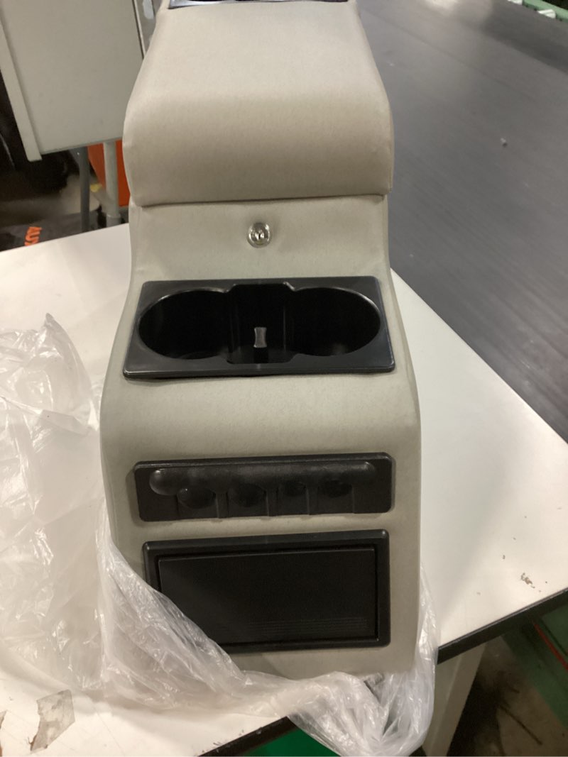 Condition photo showing Good Condition for Deluxe Locking Center Console (Gray) (similar item)