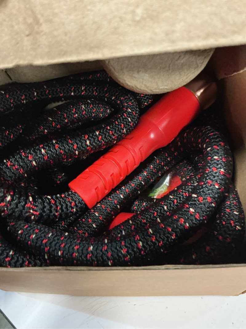 Condition photo showing Good Condition for pocket hose ballistic 50 ft expandable garden hose, no-kink, as seen on tv | anti-burst sleeve reinforced with bulletproof fiber, 360° swiveling pocket pivot connector, lightweight compact design