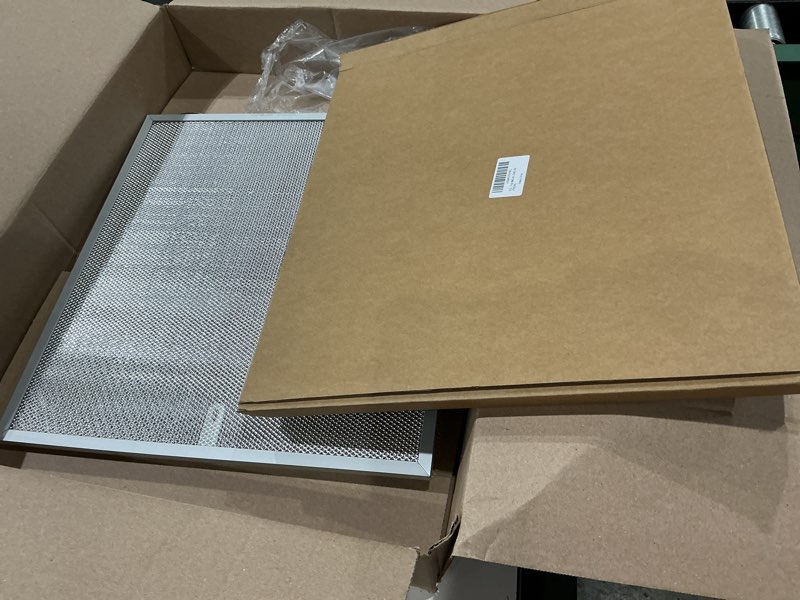 Condition photo showing Good Condition for 2 pack s99010430-003 grease range hood filters 15-3/4" x 16-7/8" x 3/8" compatible with broan range hood filter, aluminum filter, replaces 99010430-003 ap6261942