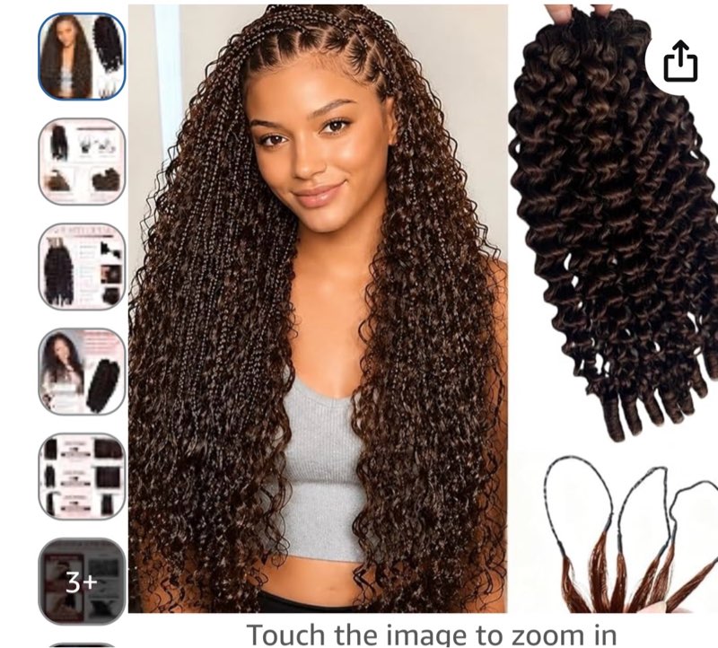 burmese curly feather crochet human hair extensions salon-level knotless 60g 50strands brown #4 pre-