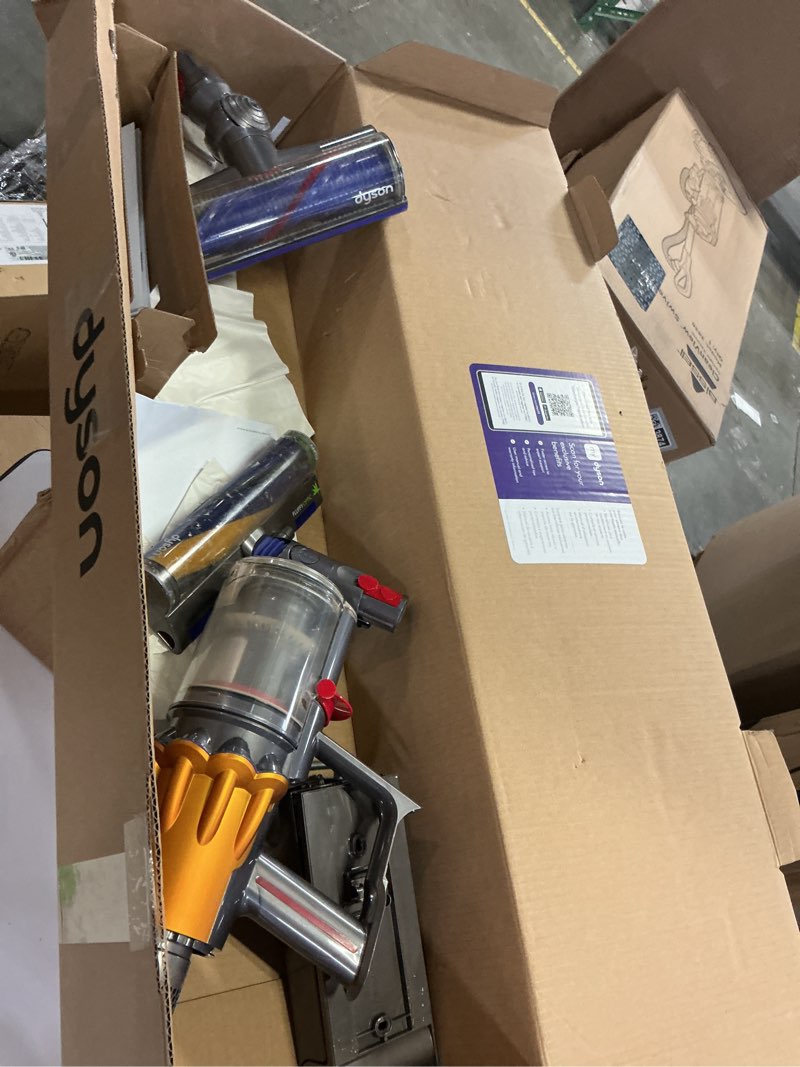 Condition photo showing As Is for (Incomplete) Dyson V15 Detect Plus Cordless Vacuum, Illumination Reveals dust, 240AW, 3 Power Modes, Up to 60 Minutes,² Deep Cleans Hard Floors and Carpets, Detangles pet Hair, Converts to Handheld