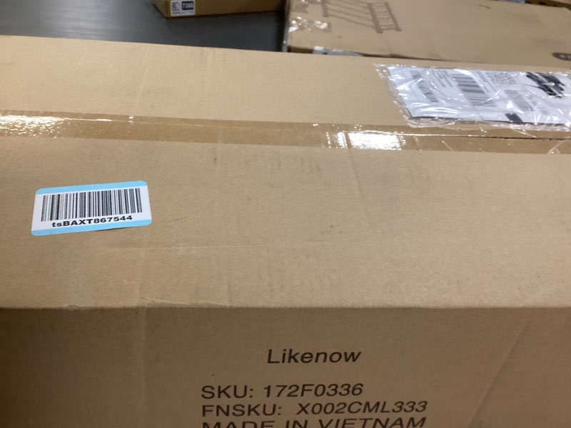 Condition photo showing New/Like New for LIKENOW Furniture Acrylic Folding Tray Table, Side End Table,Clear,Modern,19x13 inch,23 inch High 1-Tier-A