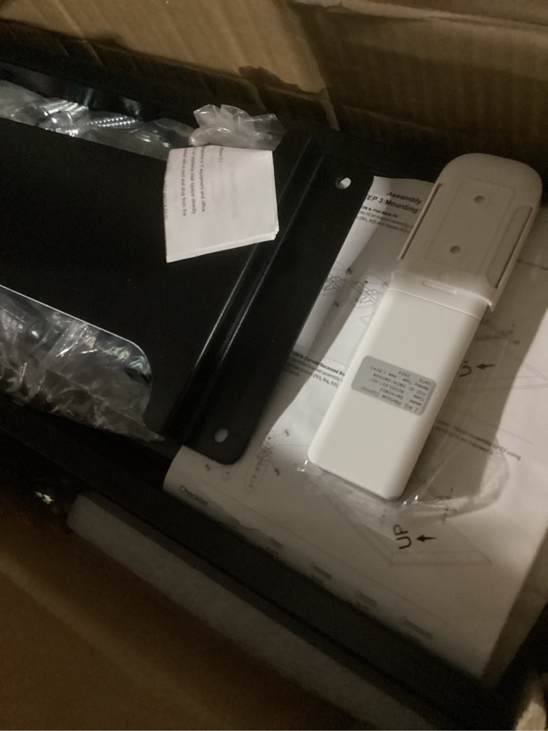 Condition photo showing Good Condition for TOPSKY Electric Adjustable Ceiling TV Mount with Remote, Motorized Flip Down Fits for Flat and Pitched Roof and 32 to 70 Inch Flat and Curved Screen TVs (Black, Fold-Down, Non-Rotating) Black Flip Down