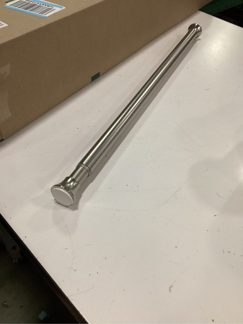 Condition photo showing Good Condition for Punch- Free Telescopic Rod, Multi- Functional Adjustable Telescopic Rod Aluminum Shower Curtain Rod, Telescopic Rod Bathroom Curtain Rod (Color : Silver)