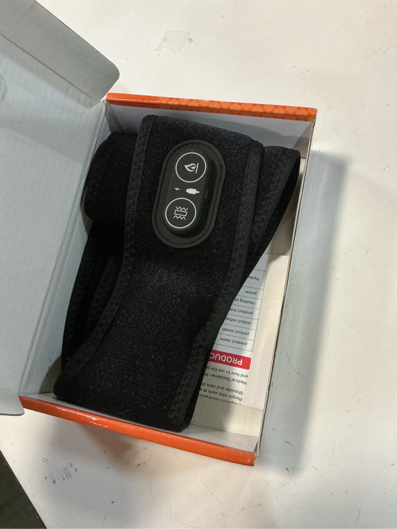 Condition photo showing Good Condition for red light therapy for neck and shoulders wrap, cordless infrared heating pad belt with vibration for body, hands, rechargeable portable neck massager with heat 660nm/850nm (black)