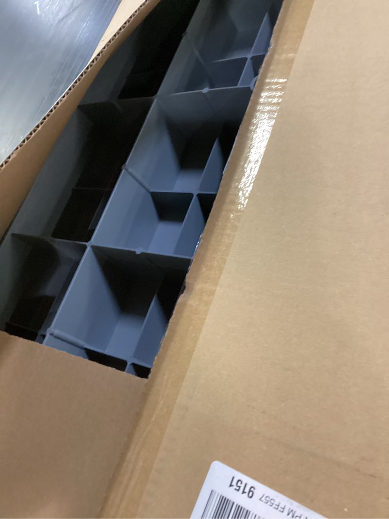 Condition photo showing New/Like New for Mini Split Condenser Pad for Ductless Air Conditioner Heat Pump Systems, 38" x 18" x 3" Anti-Slip Plastic Equipment Base for Outdoor HVAC Unit, Gray