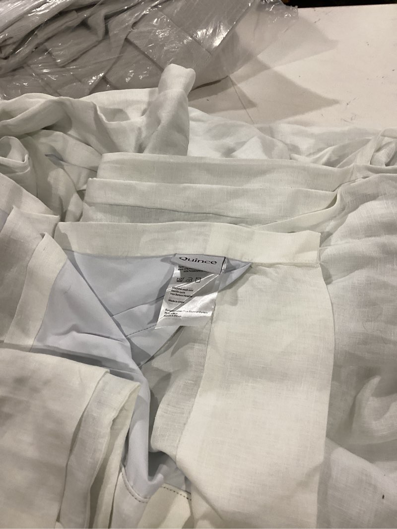 Condition photo showing Good Condition for european linen true blackout curtain 96x94