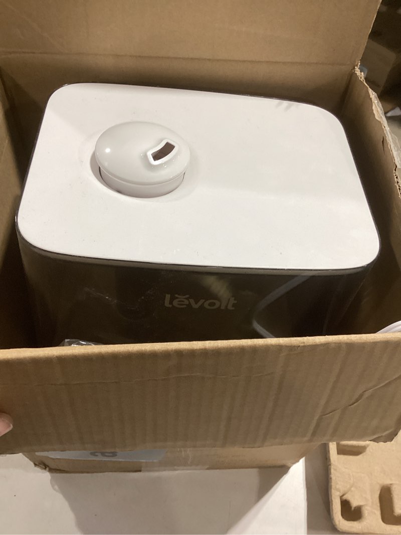 Condition photo showing As Is for LEVOIT Smart Humidifiers for Bedroom Large Room Home,(6L) Cool Mist Top Fill Essential Oil Diffuser for Baby & Plants,Smart App & Voice Control, Rapid Humidification & Auto Mode-Quiet Sleep Mode, Gray