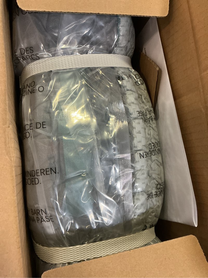 Condition photo showing New/Like New for gardner pet 4-step dog stairs for small dogs 18.5" h, curved 4-step pet stairs, dog steps for high bed (18-20 in), couch with durable non-slip waterproof fabric cover and certipur-us certified foam grey 4 28"d x 15.7"w x 18.5"h