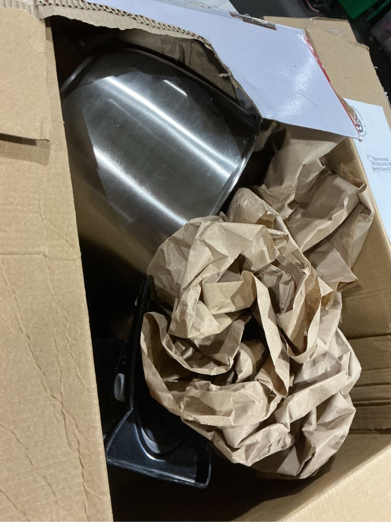 Condition photo showing As Is for Hamilton Beach Classic Stand and Hand Mixer, 4 Quarts, 6 Speeds with QuickBurst, Bowl Rest, 290 Watts Peak Power, Black and Stainless Black and Stainless 290 Watts Peak Power