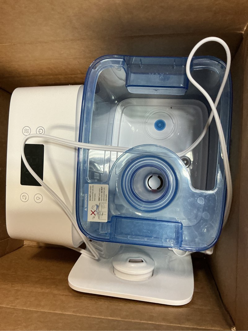 Condition photo showing As Is for LEVOIT Classic300S Ultrasonic Smart Top Fill Humidifier, Extra Large 6L Tank for Whole Family, APP & Voice Control, Essential Oil Diffuser, Humidity Setting with Sensor, Quiet Sleep Mode, Night Light Blue Classic300S