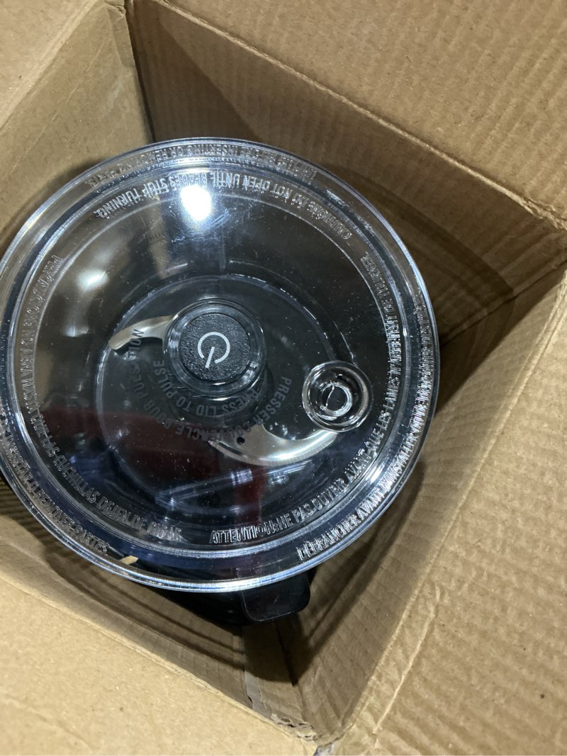 Condition photo showing Good Condition for Hamilton Beach Electric Vegetable Chopper & Mini Food Processor, 3-Cup, 350 Watts, for Dicing, Mincing, and Puree, Black (72850)