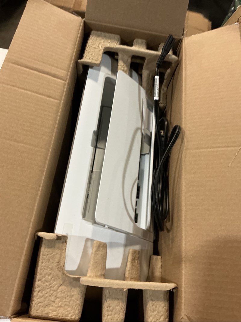 Condition photo showing As Is for hp deskjet 2855e wireless all-in-one color inkjet printer, scanner, copier, best-for-home, 3 month instant ink trial included. this printer is only 2.4 ghz capable. (588s5a)