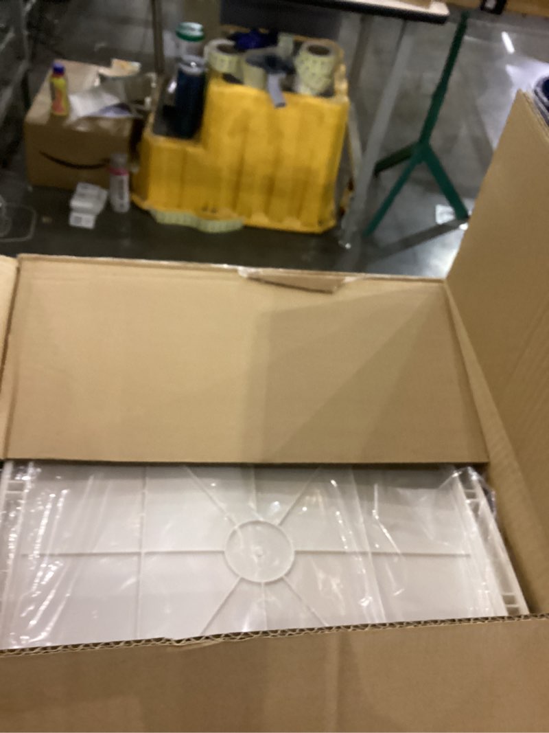 Condition photo showing New/Like New for Large Storage Bins with Lips Stackable Storage Bins with Wall Mounted Box, Wheels, Hooks, 168 QT-3 Pack Plastic Collapsible Storage Bin Containers Organizers and Storage For Bedroom 56Qt Pack of 3