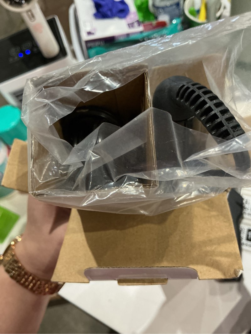Condition photo showing As Is for revlon perfect heat 1" triple ceramic curling iron, black