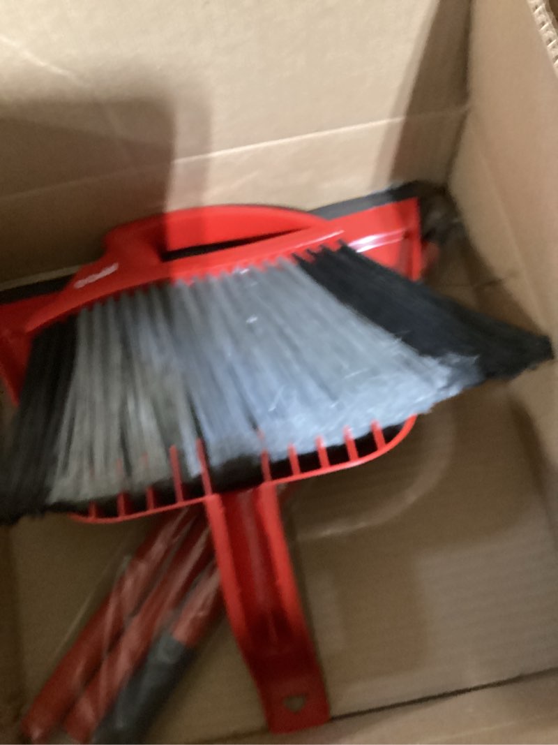 Condition photo showing New/Like New for O-Cedar Pet Pro Broom with Step-On Dustpan | Remove 99% with One Sweep | DustPan Removes 3 Times More Pet Hair | Quiet Cleaning Tool for Cat and Dog Owners PowerCorner Pet Pro Broom