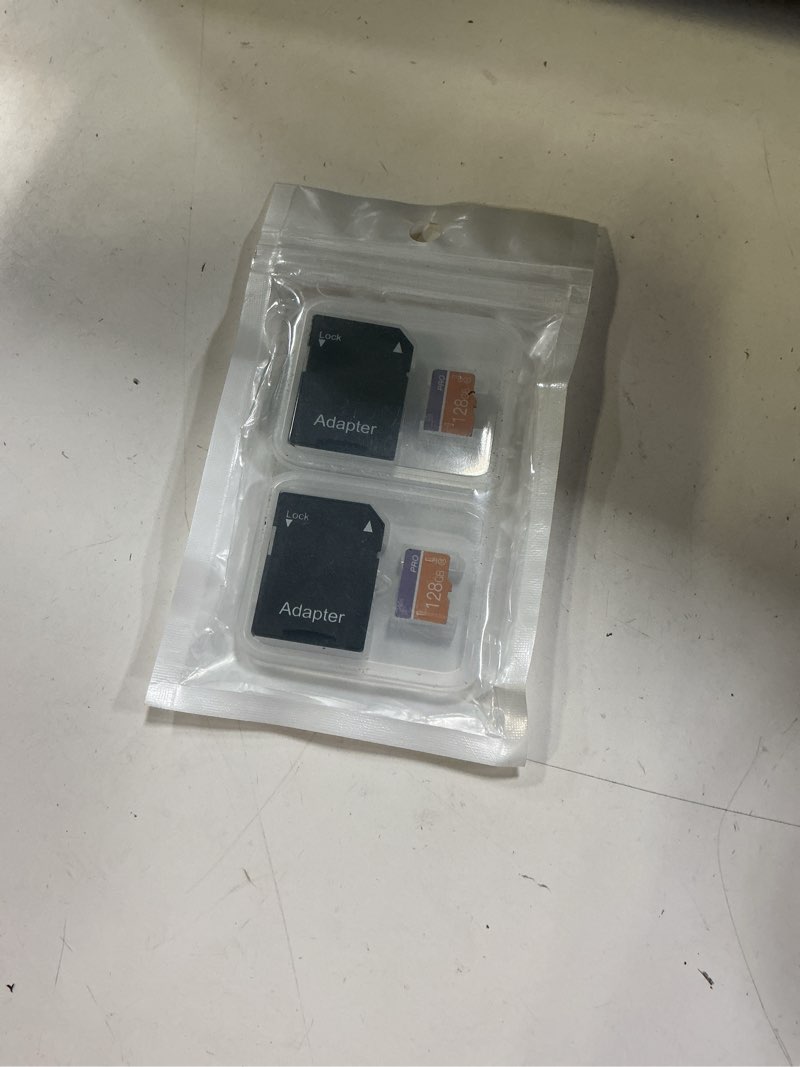 Condition photo showing New/Like New for 128gb memory card,micro card with adapter class 10 high speed for camera,smartphone,tablet,personal computer(2-pack) yellow 128gb-2pack