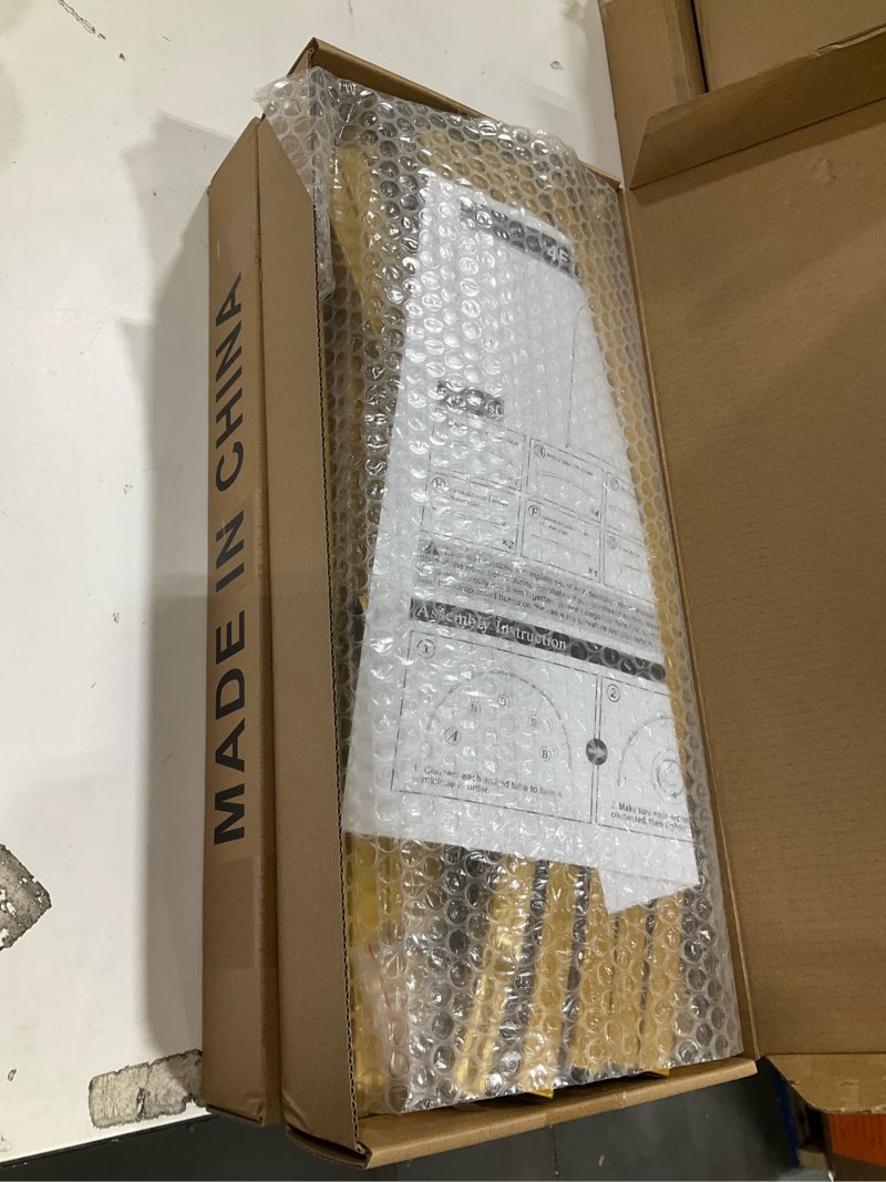 Condition photo showing Good Condition for putros metal arch backdrop stand gold wedding arch stand set of 2 (7.2ft/6ft) square arched frame for birthday party graduation ceremony decoration 7.2ft,6ft gold