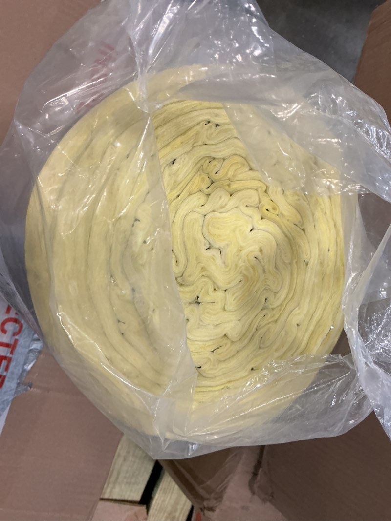Condition photo showing As Is for thermwell products sp55 fiberglass duct-wrap insulation, 12 x 2-in. x 15-ft.