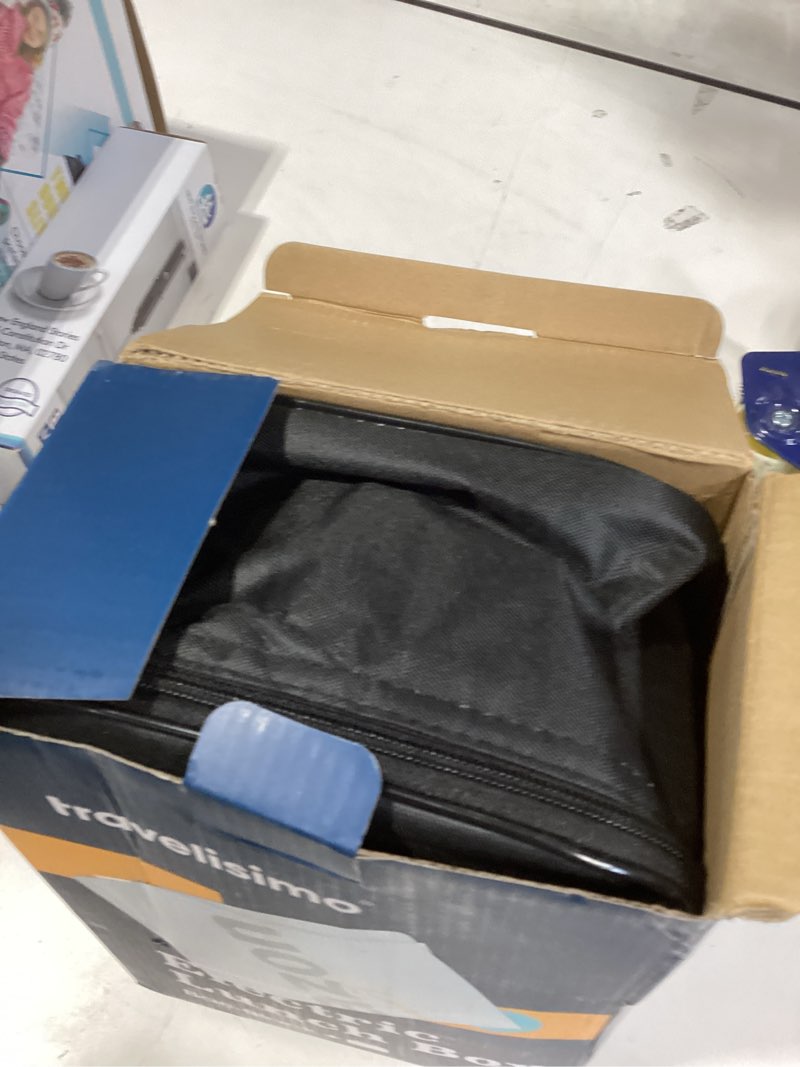 Condition photo showing Good Condition for travelisimo electric lunch box for adults 100w heated lunch box for men 1.5l stainless steel portable food warmer, 12/24/110v for travel & work, loncheras electricas para calentar almuerzo black