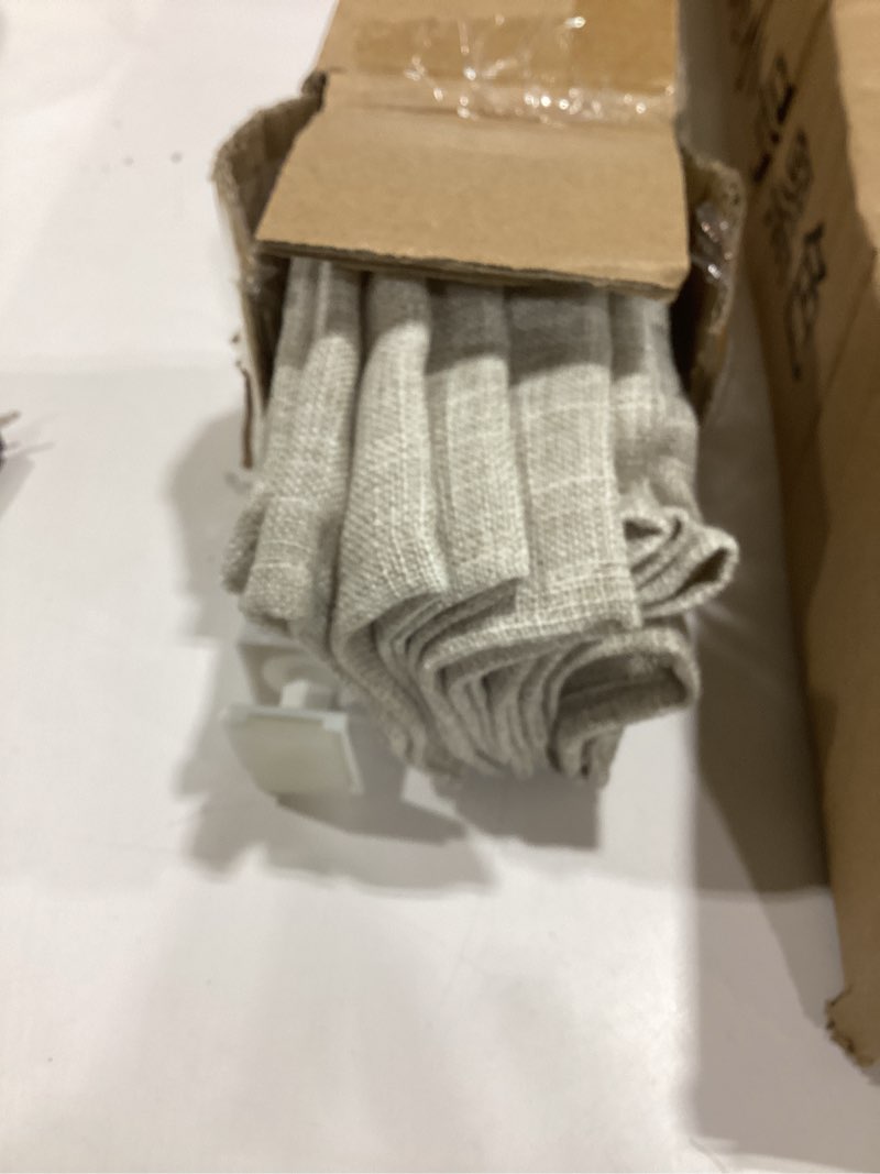 Condition photo showing Good Condition for no drill cordless roman shades for windows, 21" w × 64" h - light filtering - linen - beige light filtering - linen - beige 21" w × 64" h