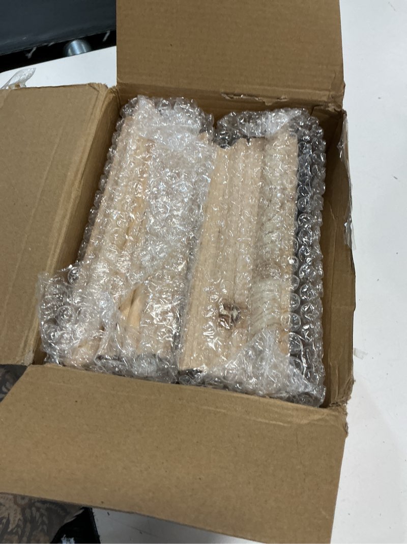 Condition photo showing Good Condition for geetery 2 pcs 6 x 6 inch (actual 5.5'' x 5.5'') wood newel post cap fence post cap for 5-5/8 fence topper top resistant decking caps for outdoor fences, mailboxes and decks (cedar) 2 cedar