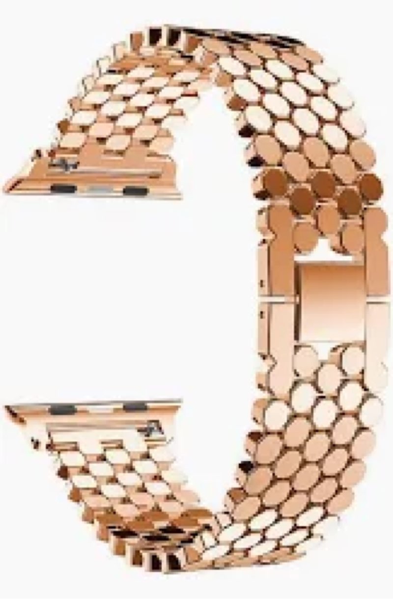 Anlinser No Tool Needed Bands Compatible with Apple Watch Band 42mm 41mm 40mm 38mm for Women Men, St