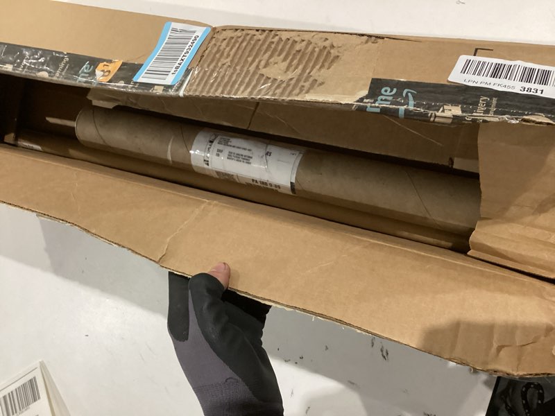 Condition photo showing As Is for 2 Pack Piano Hinge 24 Inch x 1.2 Inch Heavy Duty Stainless Steel Black Continuous & Piano Hinges for Cabinets Boat Marine Door, 0.04" Leaf Thickness 1.2'' Open Width