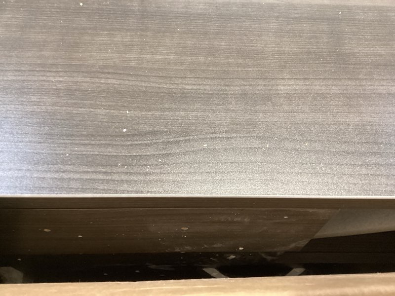 Condition photo showing As Is for Bush Business Furniture Studio C Office Storage Cabinet with Drawers and Shelves in Storm Gray, Organization for Home or Professional Workspace