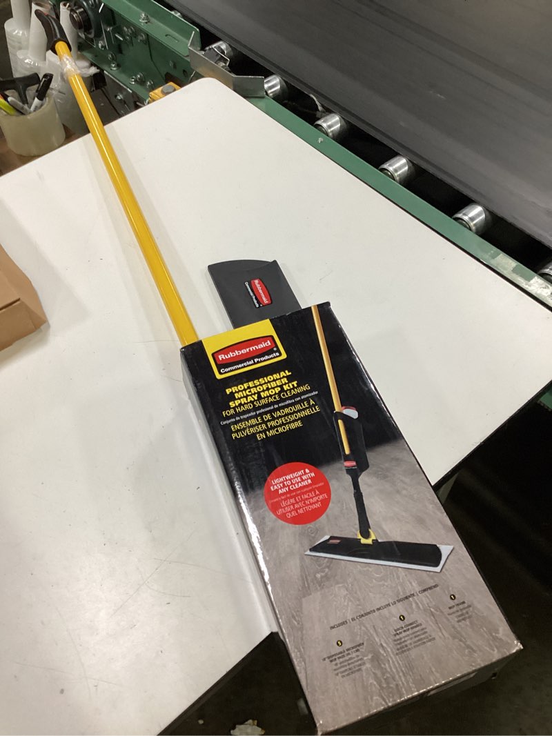 Condition photo showing New/Like New for rubbermaid commercial products single nozzle 15-fl oz spray mop