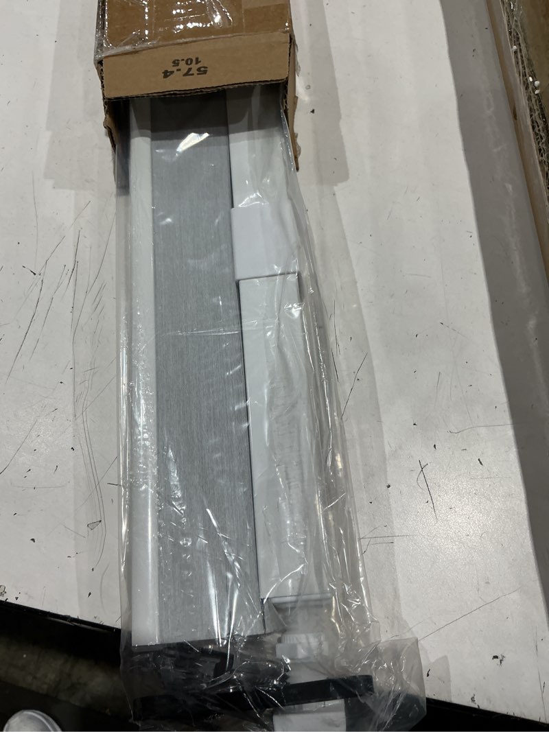 Condition photo showing Good Condition for lazblinds cordless cellular shades, no tools no drill blackout honeycomb shades pleated blinds for windows, 23" w x 64" h, silver white blackout-silver white 23'' w × 64'' h