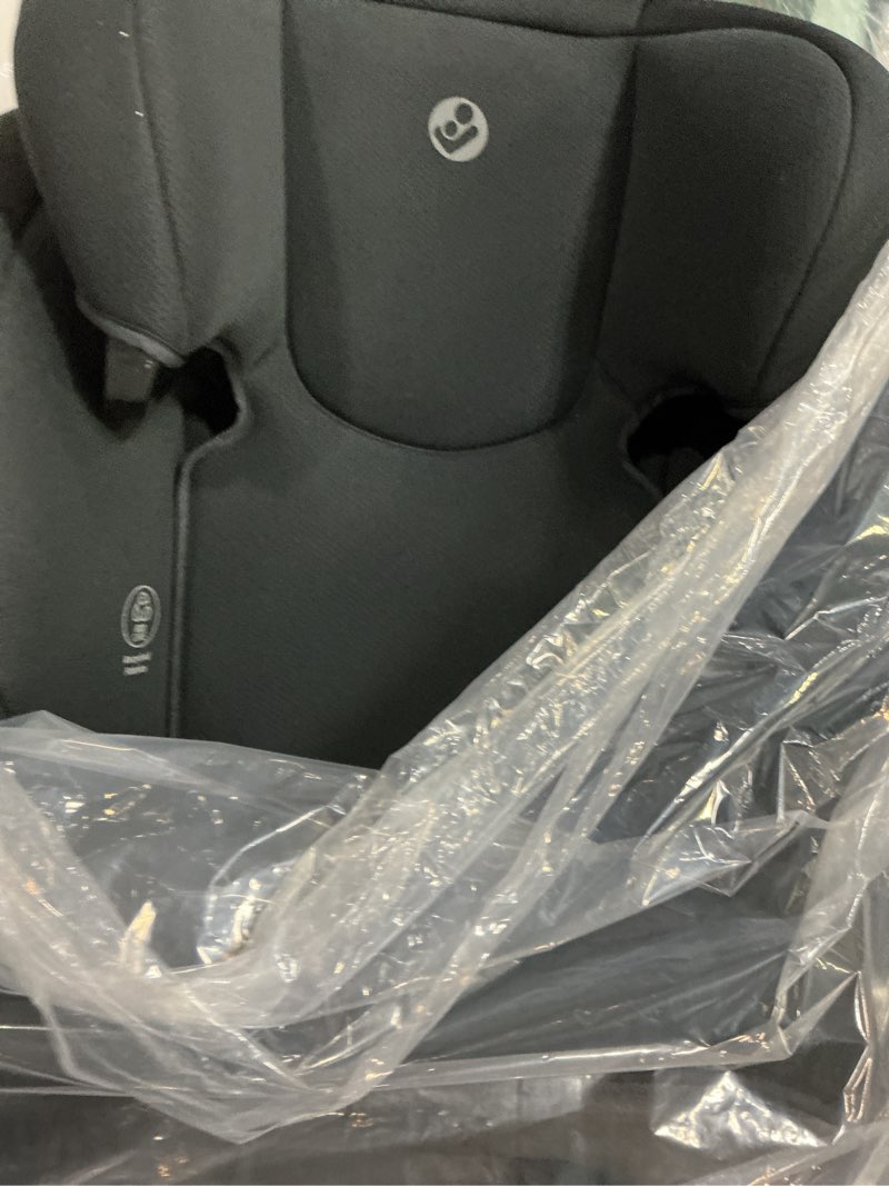 Condition photo showing New/Like New for maxi-cosi rodisport kids booster car seat, high-back, backless booster, 10-position headrest, easy latch system, reclining chair, belt guide, fits 40-100 lbs, 43.4-57 in, sea shadow