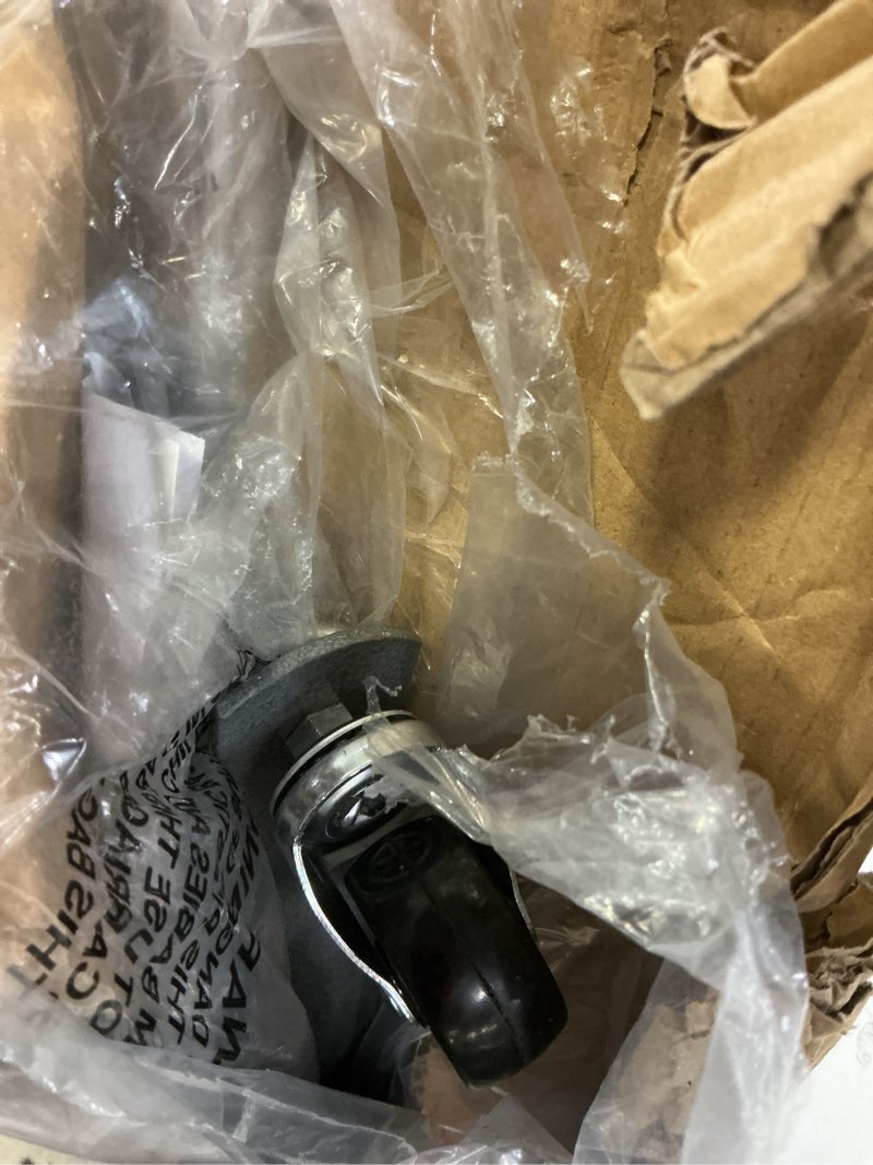 Condition photo showing As Is for iv poles with wheels iv stands 2 hooks 5 legs rolling base with heavy duty stainless steel, adjustable height 2 hooks 5 wheels 1