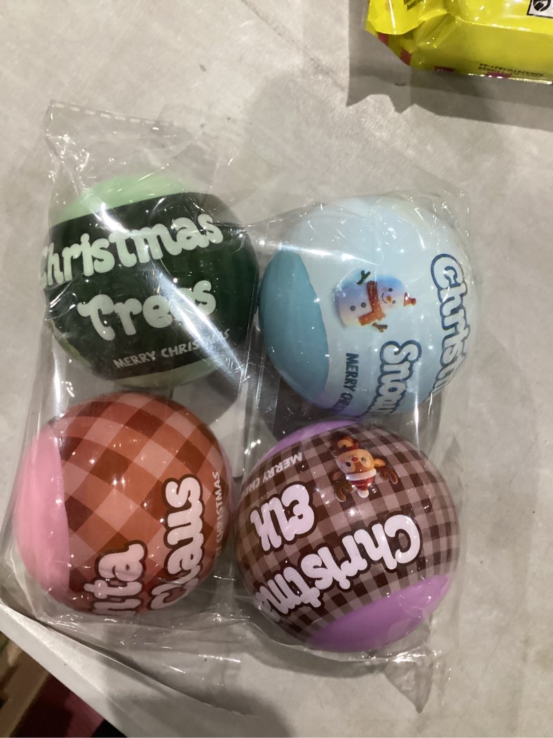 Condition photo showing New/Like New for 4 Pack Christmas Butter Slime Kit with Charms in Capsules for Kids Girls Boys Christmas Stocking Stuffers Gifts Party Favors