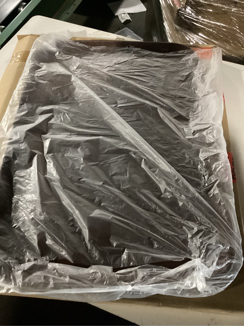 Condition photo showing Good Condition for g.e.t. ns-1826-br bpa-free non-slip plastic rectangular serving tray, 18" x 26", brown 18" x 26" rectangle brown