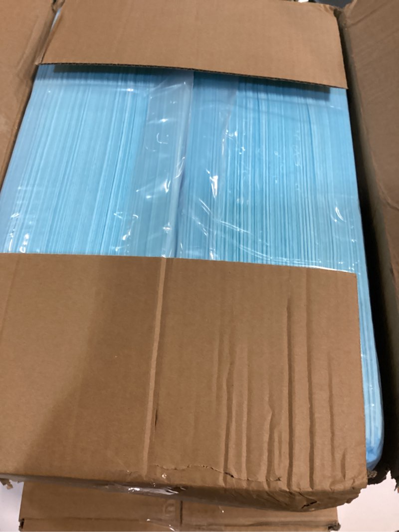 Condition photo showing New/Like New for Chucks Pads Disposable [100-Pack] Adult Incontinence Underpads 23"x 36" Large Absorbent Fluff Protective Bed Pads, Toddler Mattress Pads - Pee Pads for Pets, Kids & Adults - Dog & Puppy Training Pads