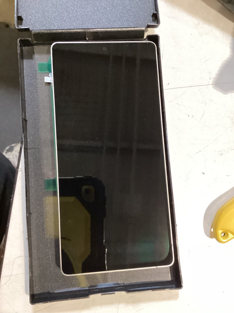 Condition photo showing As Is for for galaxy s25 ultra oled screen replacement with frame and tools | oled display?us version?fingerprint sensor?full tool kit?installation guide titanium gray