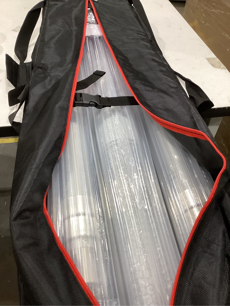 Condition photo showing Good Condition for pipe and drape backdrop stand, 10x10ft heavy duty adjustable backdrop frame with metal base, background holder for parties photography wedding photoshoot decoration 10x10ft silver