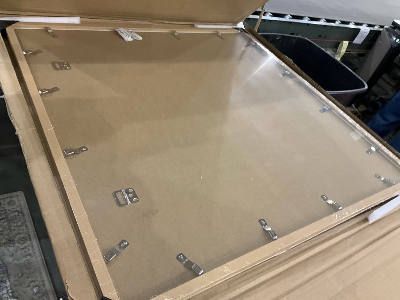 28x28 Frame Natural Woodgrain, 28x28 Picture Frame Beige, Rustic Poster Frame, Large 28 by 28 Galler