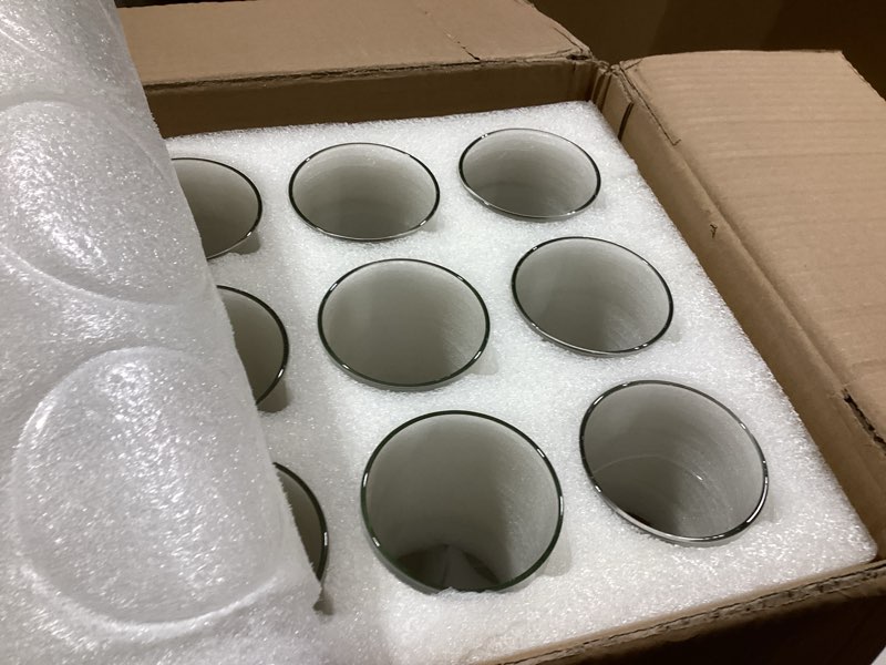 12 pcs hurricane candle holder sleeve, h:16" d:3" bottomless glass cylinder candleholder tall clear 