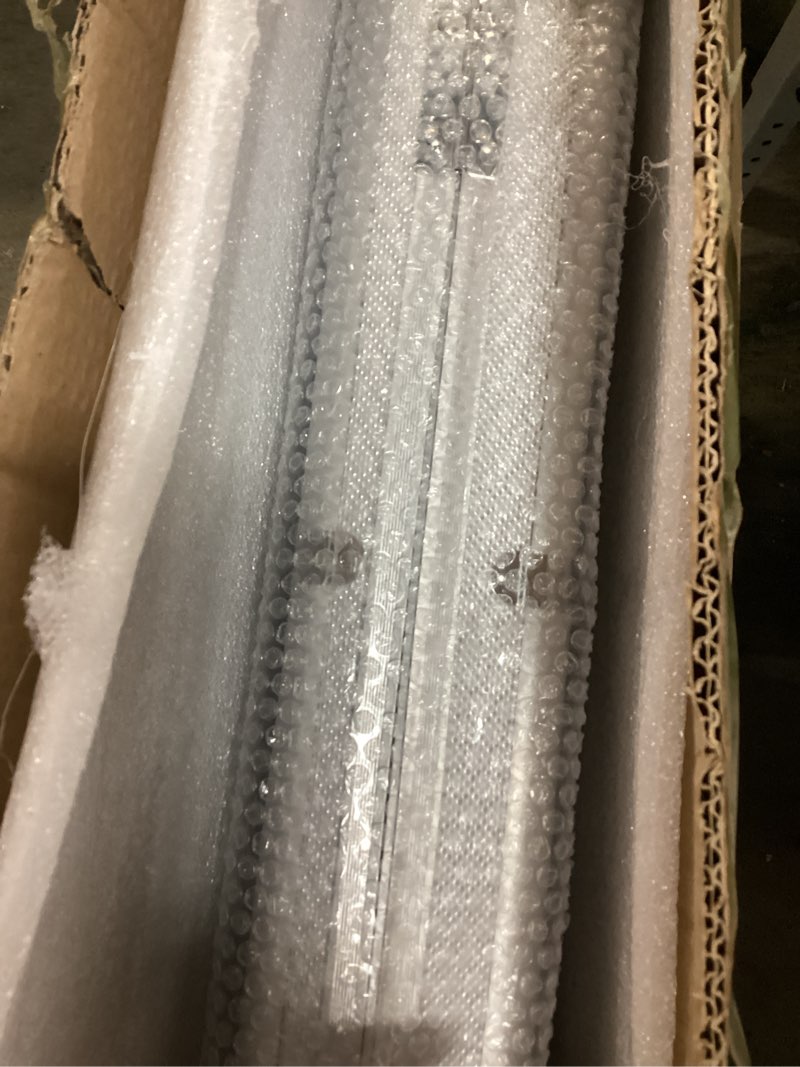 Condition photo showing New/Like New for large cards trade show display case, portable aluminum trading and graded card display frame with locks, table top aluminum holder with clear acrylic showcase for jewelry craft collector shows