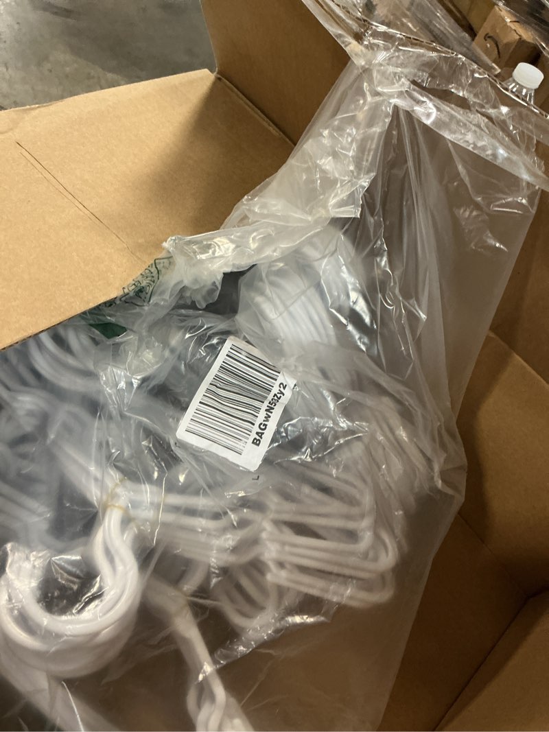 Condition photo showing Good Condition for kids hangers - 100 pack, 11.5 inch white baby & toddler hangers for closet - ideal for baby standard use white 100