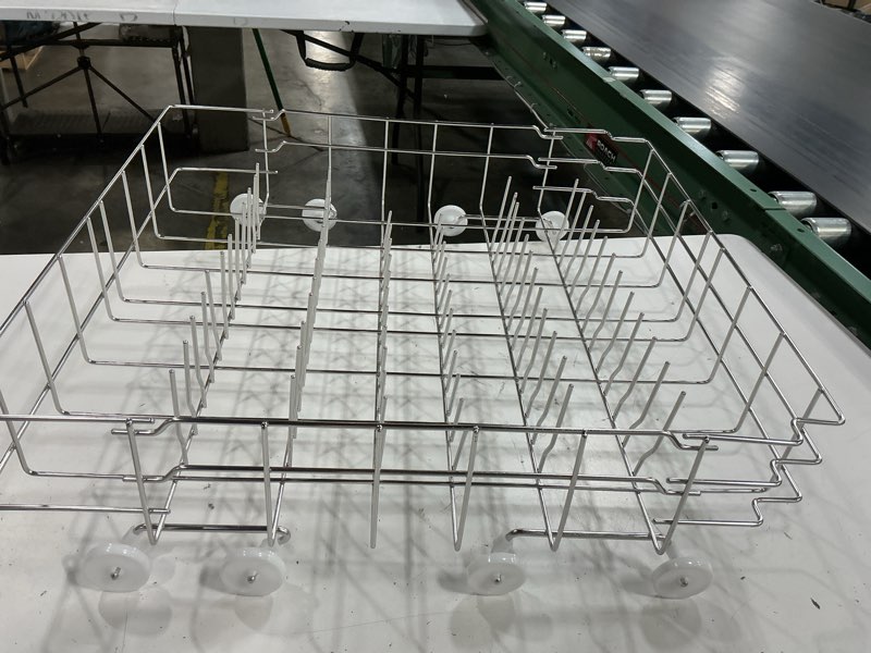 Condition photo showing Good Condition for upgraded 808602302 5304535768 dishwasher lower rack replacement compatible with frigidaire,kenmore dishwasher rack parts with 154174501 wheels replace 154432602 154432601 154319706 dishwasher racks