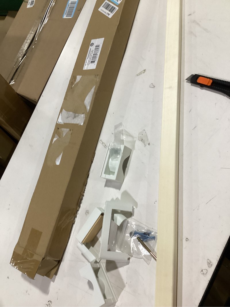 Condition photo showing As Is for safety innovations no hole stairway baby gate mounting kit - fits posts from 2 3/4 inches to 3 1/2 inches wide with square or round tops - no adhesives on or screws in your posts, (1-pack)