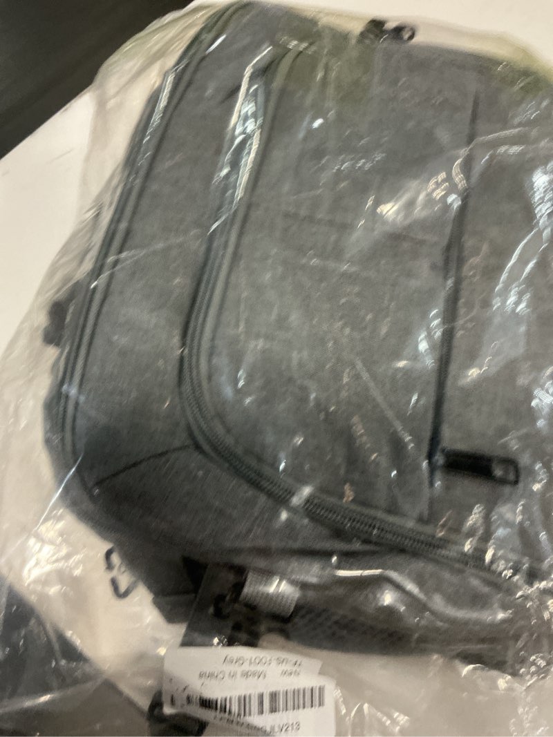 Condition photo showing Good Condition for tazbuzo travel backpack, extra large 50l flight approved carry on backpack, expandable waterproof business suitcase daypack big bag fits 18.4 inch laptop, grey
