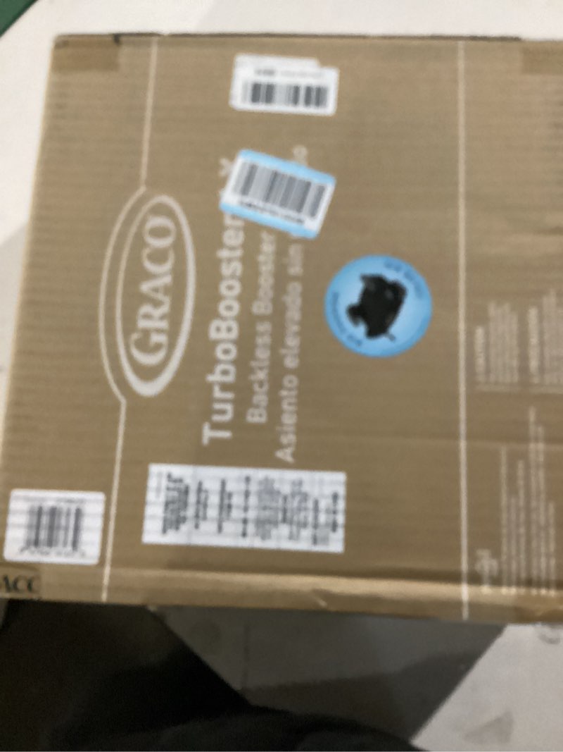 Condition photo showing New/Like New for graco® turbobooster® lx backless booster with affix latch | backless booster seat for big kids transitioning to vehicle seat belt (rio)