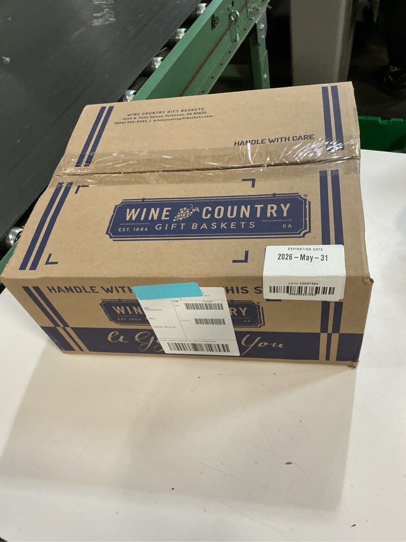 Condition photo showing Good Condition for ( they all bring different due dates) wine country gift baskets the connoisseur gourmet gift basket food gift basket for families college students appreciation thank you congratulations get well soon care package