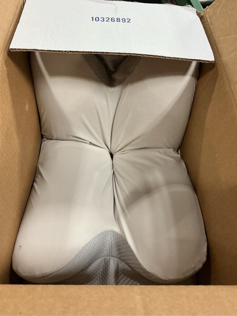 Condition photo showing As Is for Cervical Neck Pillow for Pain Relief - Ergonomic Side Sleeper Pillow for Neck Support, Cooling Memory Foam Pillows for Sleeping, Contour Pillow Orthopedic Bed Pillow for Back Stomach Sleepers
